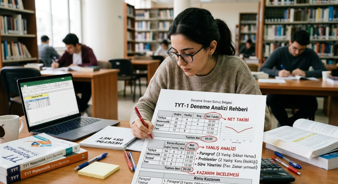Deneme Sınavı Analizi Nasıl Yapılır? Adım Adım Deneme Analizi Rehberi